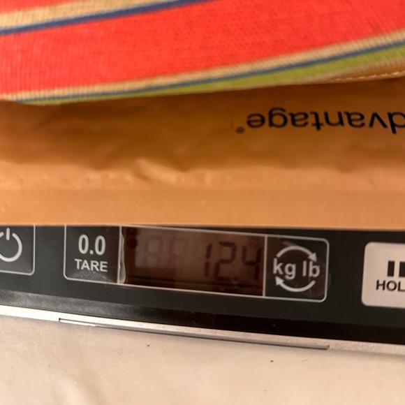 Covington Reversible Canvas Striped Tote Bag Rainbow Multi-Color Striped Beach - Picture 8 of 10